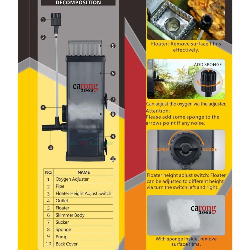 Lọc váng hồ cá SunSun JY-03 (Hàng công Ty)