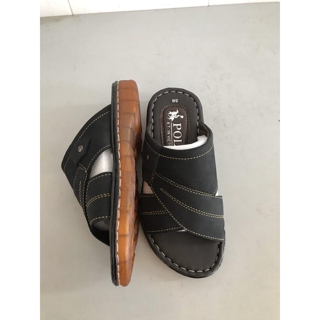 Dép da bò mẫu mới 2021 ms 034