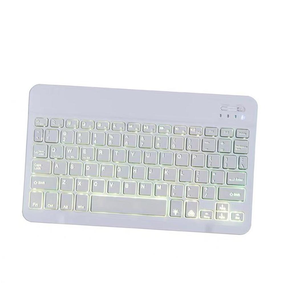 Universal Bluetooth Keyboard With Backlit 7-Colors Tablet