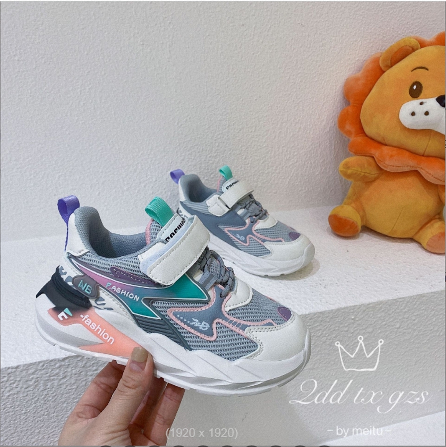 Giày bé trai siêu nhẹ cao cấp_A376