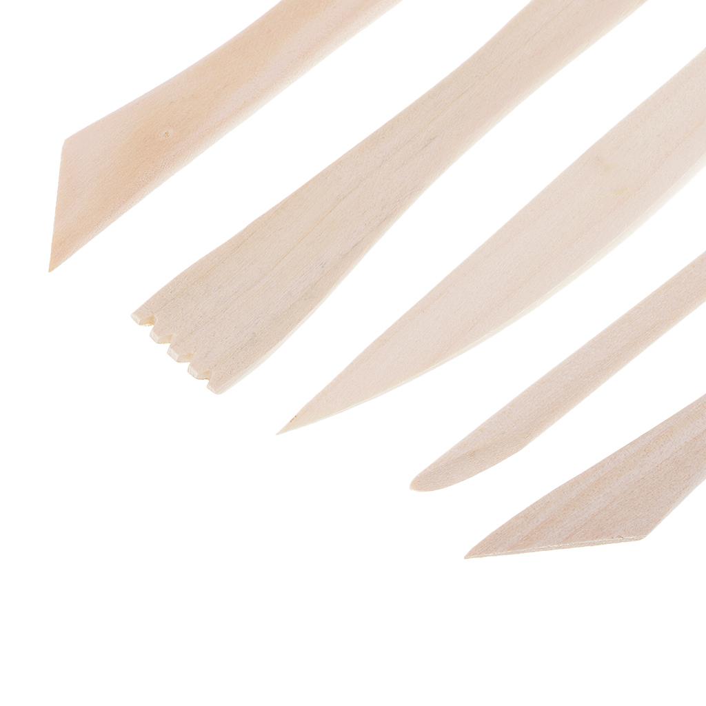 10 Miếng Bộ Gỗ Polymer Đất Sét Dotting Điêu Khắc Dụng Cụ Thủ Công Tiếp Liệu