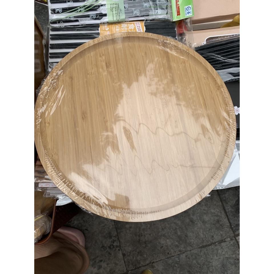 Khay Gỗ Tròn Decor Nhiều Kích Thước Siêu Rẻ