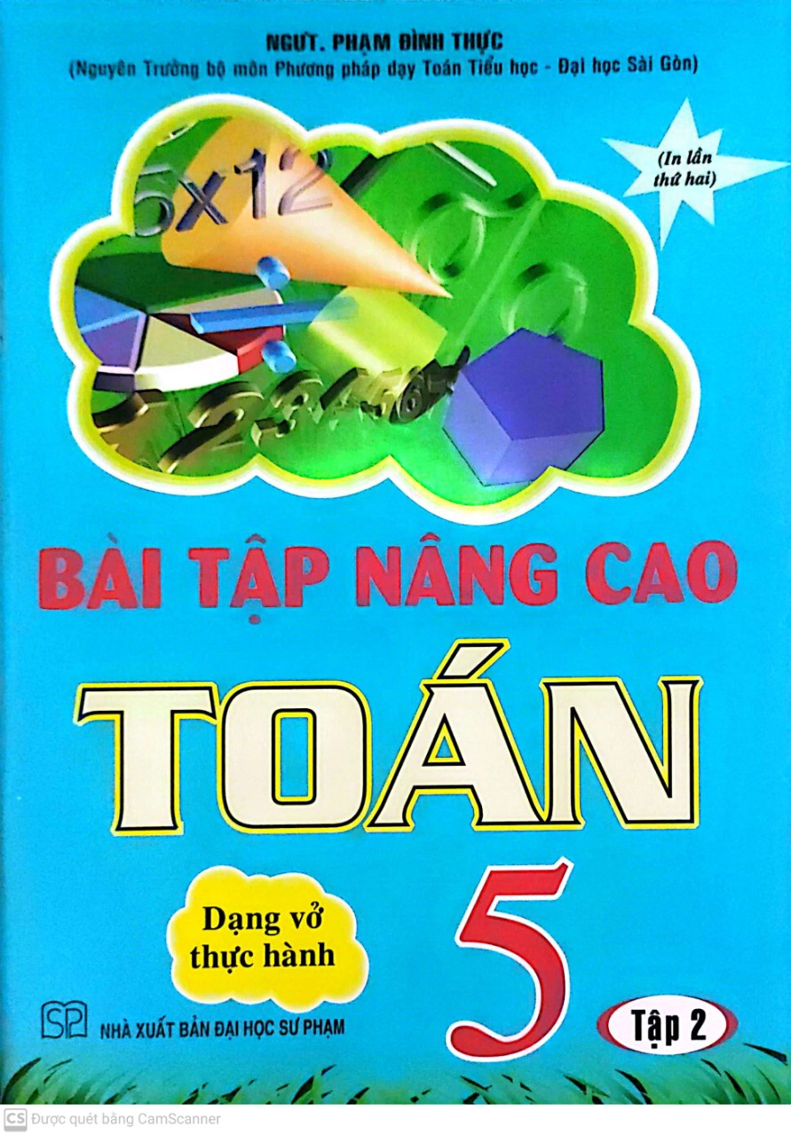 Bài tập nâng cao toán 5 tập 2 dạng vở thực hành