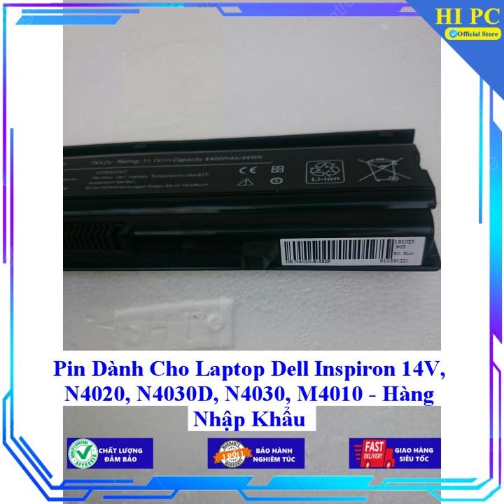 Pin Dành Cho Laptop Dell Inspiron 14V N4020 N4030D N4030 M4010 - Hàng Nhập Khẩu
