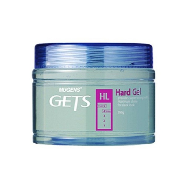 Gel vuốt tóc siêu cứng dành cho nam  mugens hard gel 330g