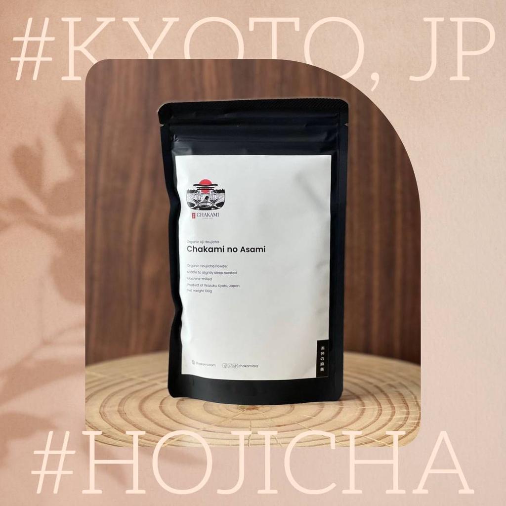 100g Bột Hojicha Uji Nhật Bản - Chakami no Asami | Thu hoạch tại Kyoto, Nhật Bản