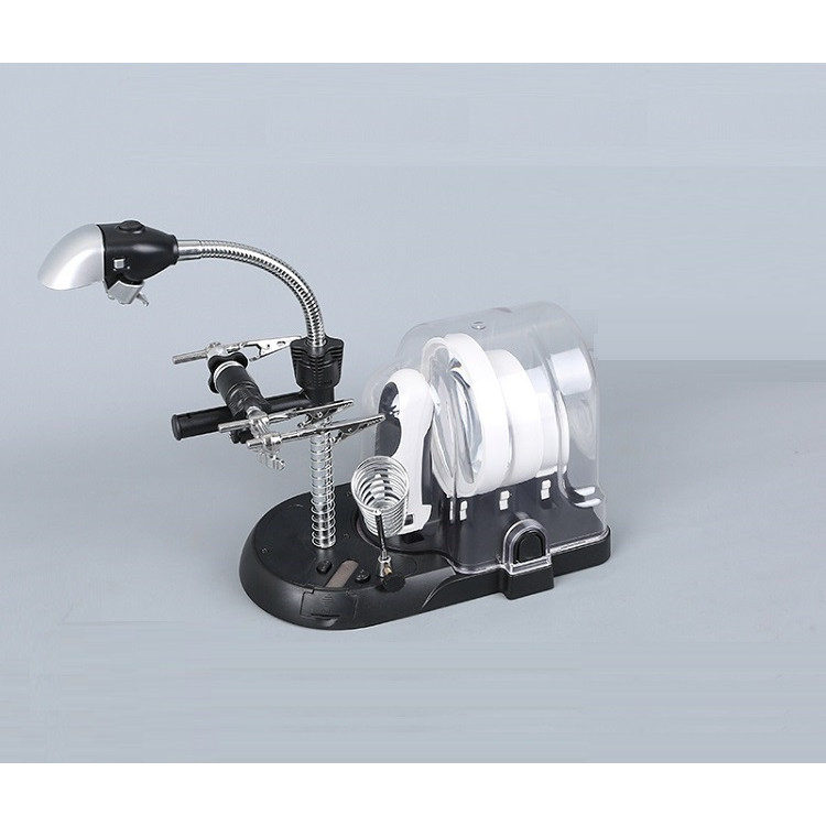 Kính lúp hàn mạch V5 có đèn led hỗ trợ sửa chữa