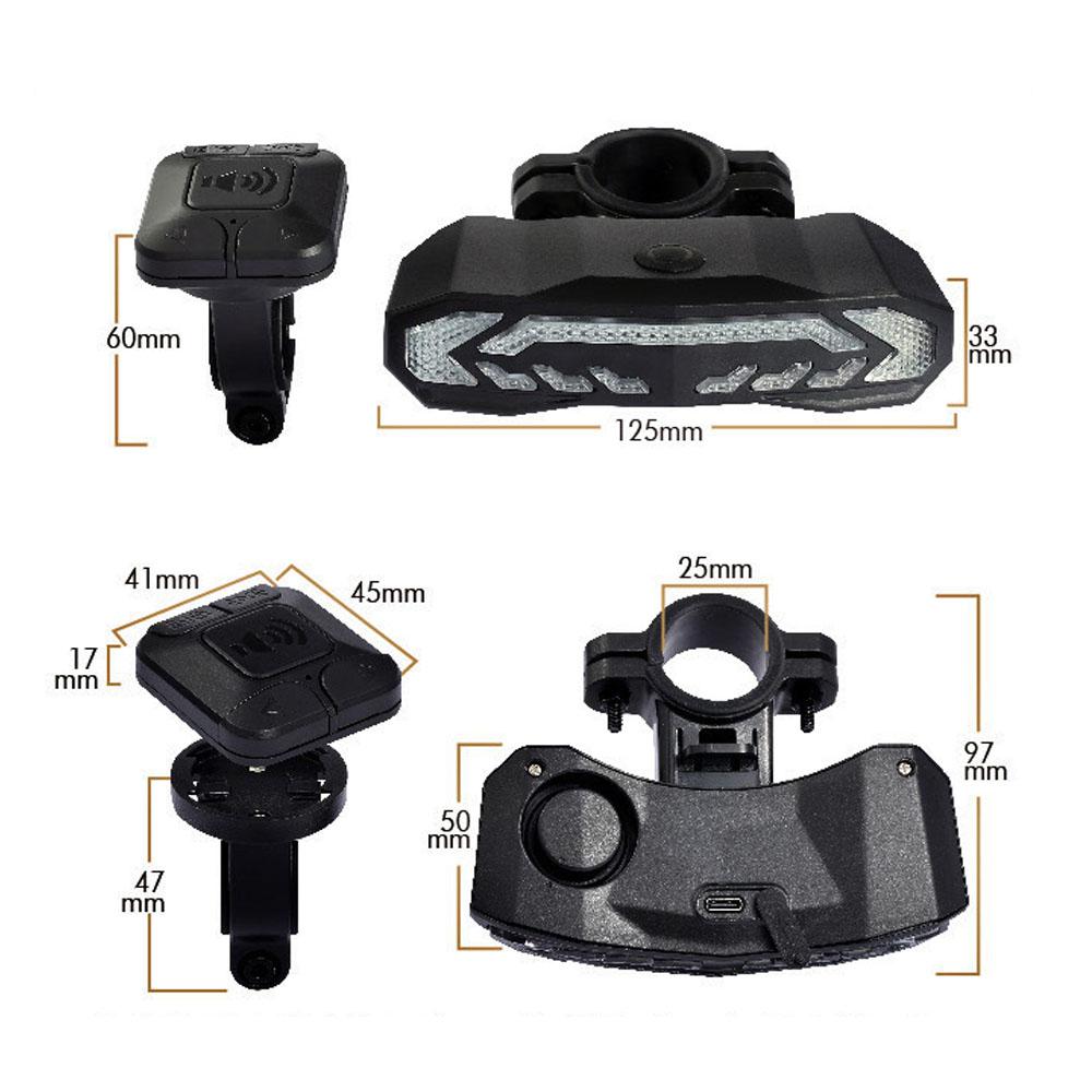 Đèn Hậu Xe Đạp Với Đèn Báo Rẽ Mtb Báo Chống Trộm Cho Xe Đạp
