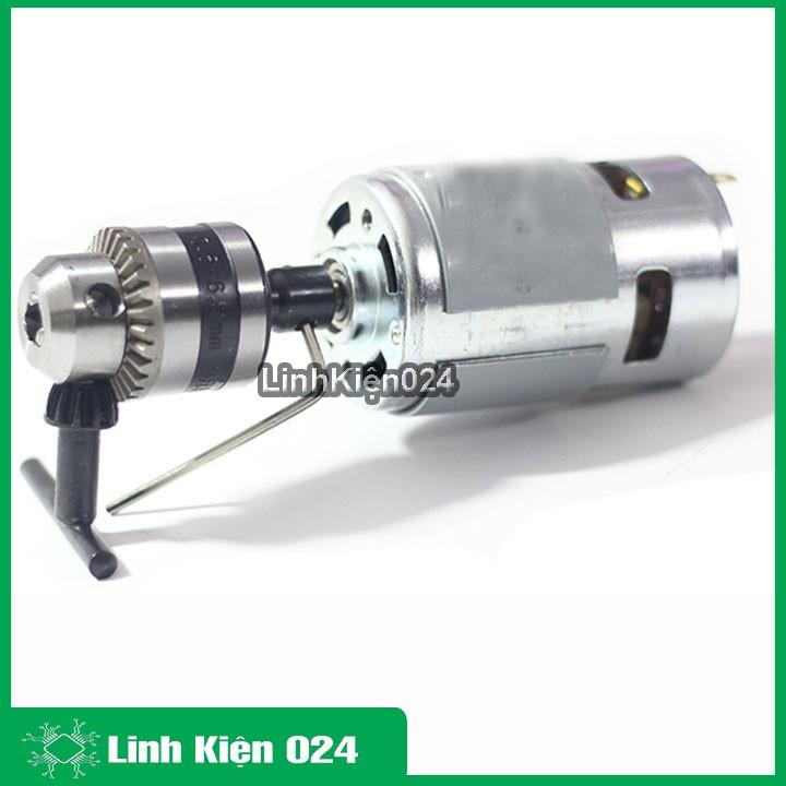 Bộ Khoan Tự Chế Từ Động Cơ 775 Trục D Cực Khỏe và Phụ Kiện V1