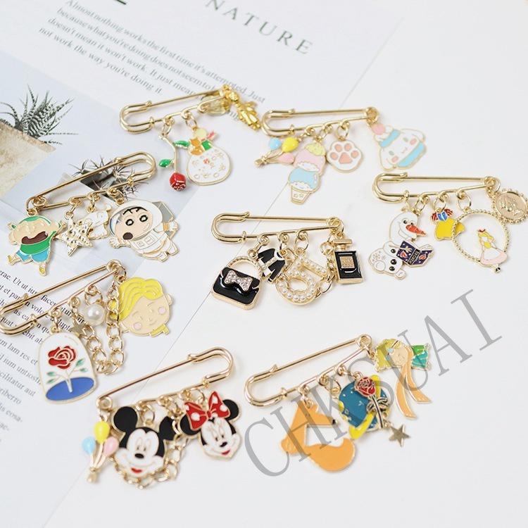 Ghim cài áo hình động vật hoạt hình dễ thương