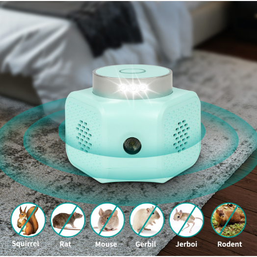 Máy Đuổi Chuột Muỗi Côn Trùng Sóng Siêu Âm Ultrasonic Rodent Repeller