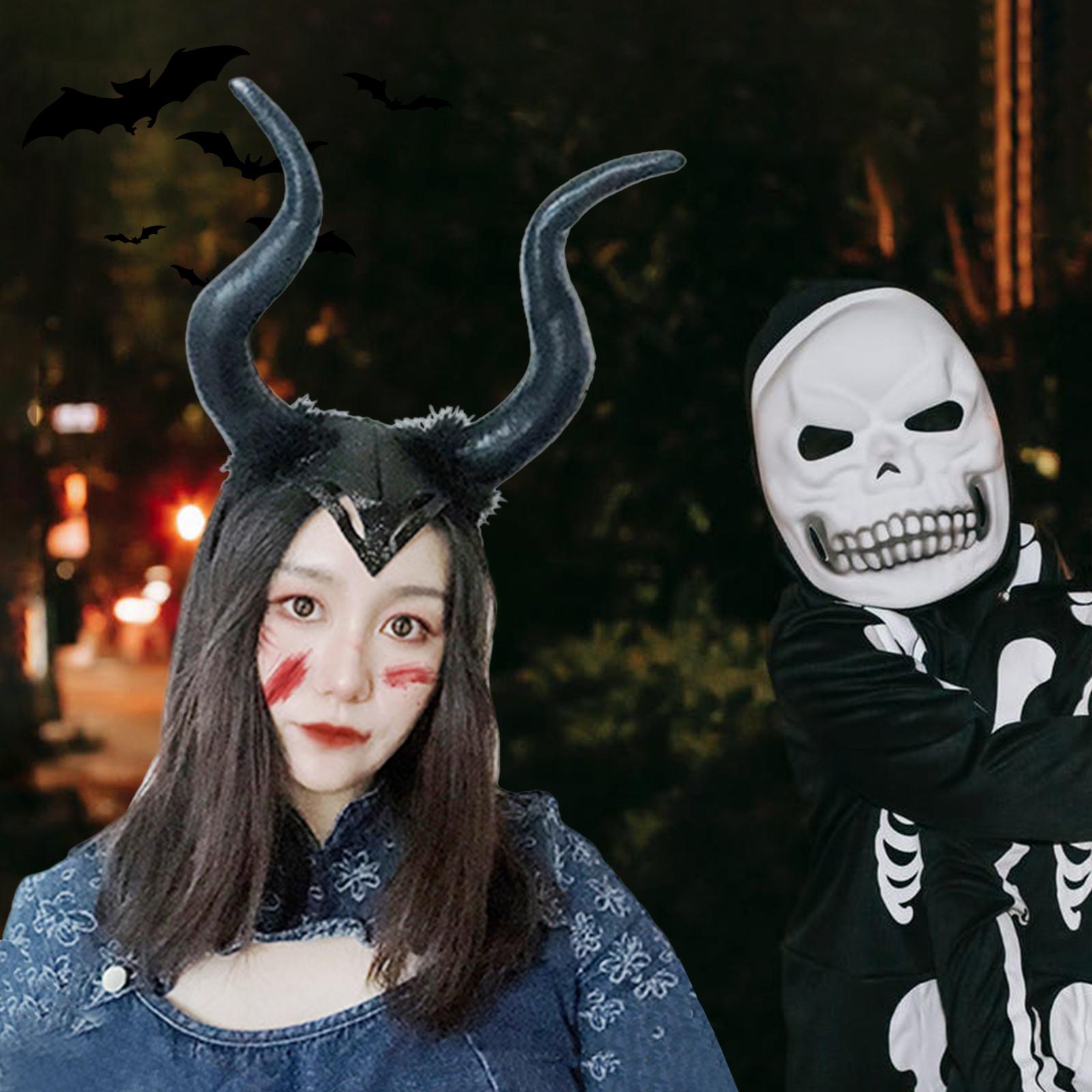 Băng Đô Sừng Ác Ma Hóa Trang Halloween