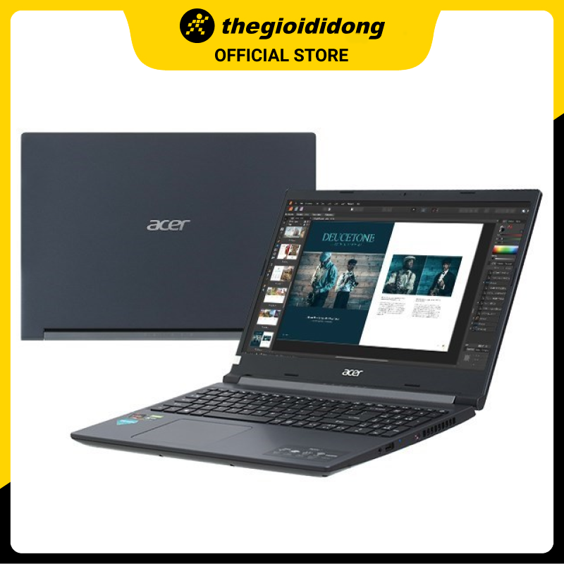 Laptop Acer Aspire 7 A715 42G R4XX R5 5500U/8GB/256GB/4GB GTX1650/15.6&quot;F/Win11/(NH.QAYSV.008)/Đen - Hàng chính hãng