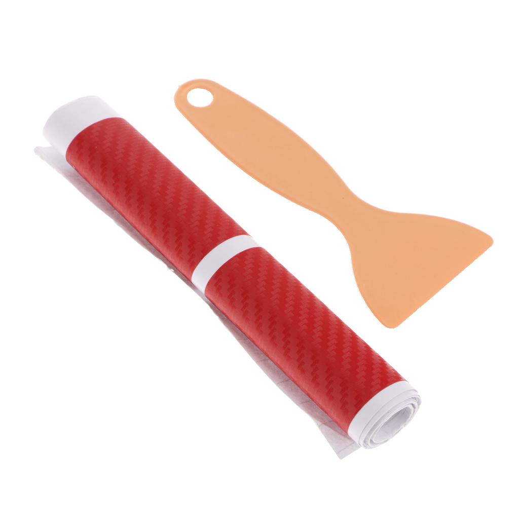 4Pcs 3D Carbon Fiber Car Door Pedal Plate Sticker Sill Scuff Cover