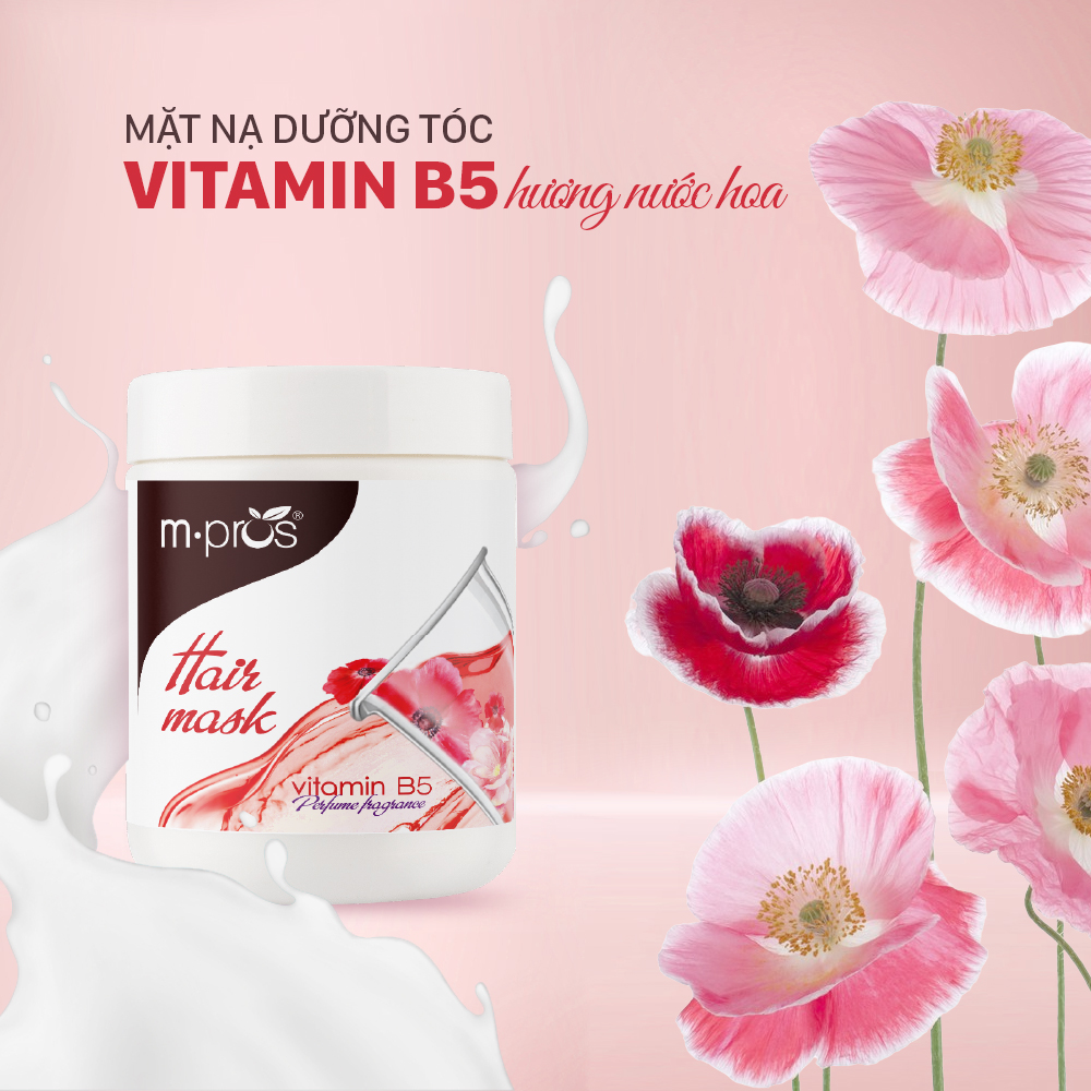 Mặt Nạ Dưỡng Tóc Vitamin B5 M.pros Hương Nước Hoa 600g