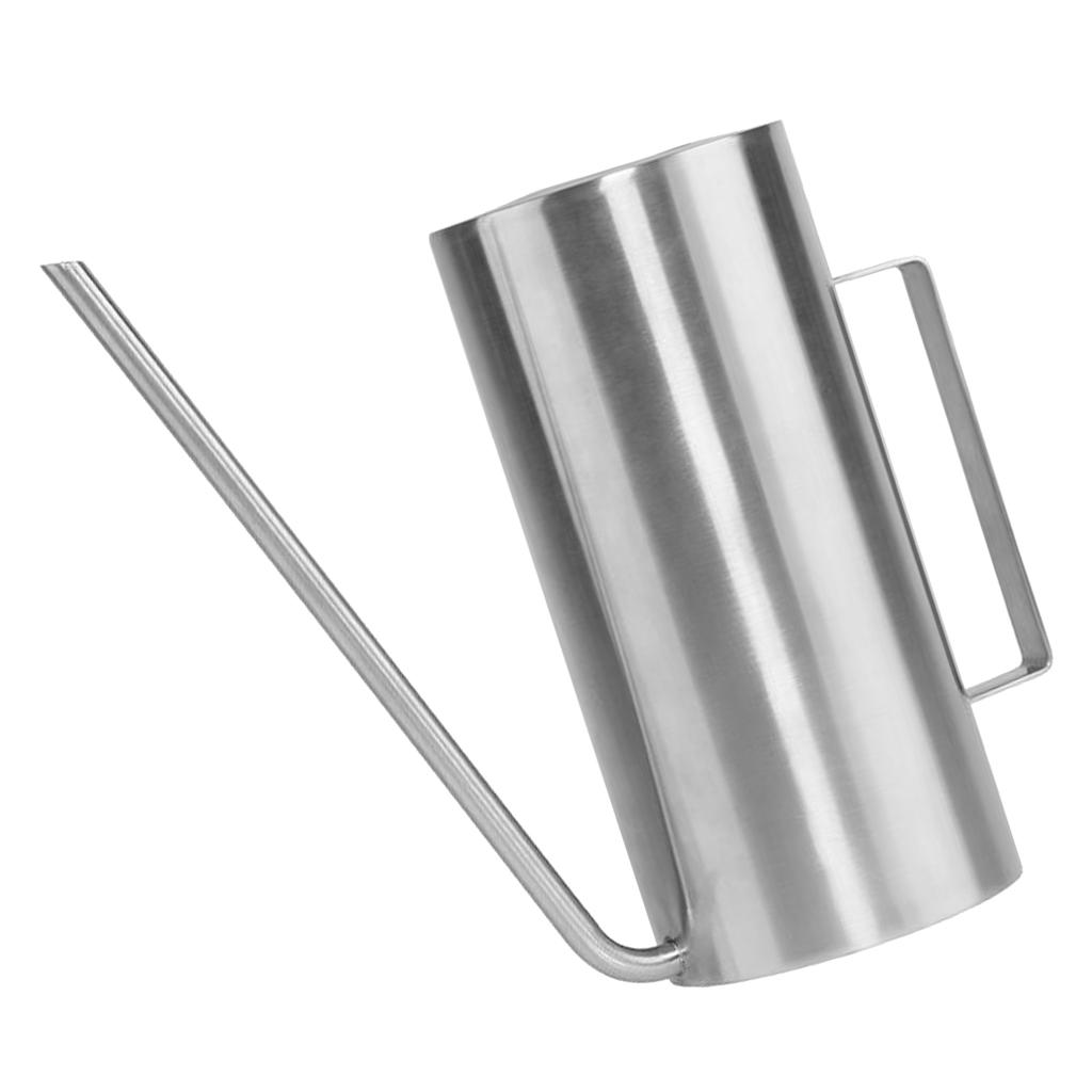 Thép Bình Tưới Cây Chân Kính Thép Không Gỉ Vòi Xịt Cho Cây Hoa Nhà 1.5L