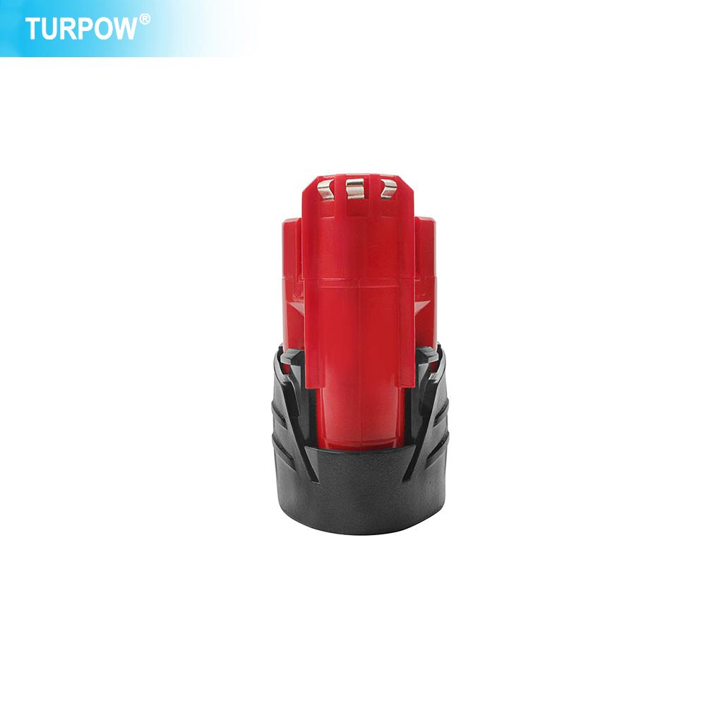 Pin Sạc Turpow 12V 6000mAh cho Dụng cụ không dây Milwaukee 12 XC 48-11-2402 48-11-2411 Pin 48-11-2401 MIL-12A-L Màu sắc: 1 chiếc 3000mAh