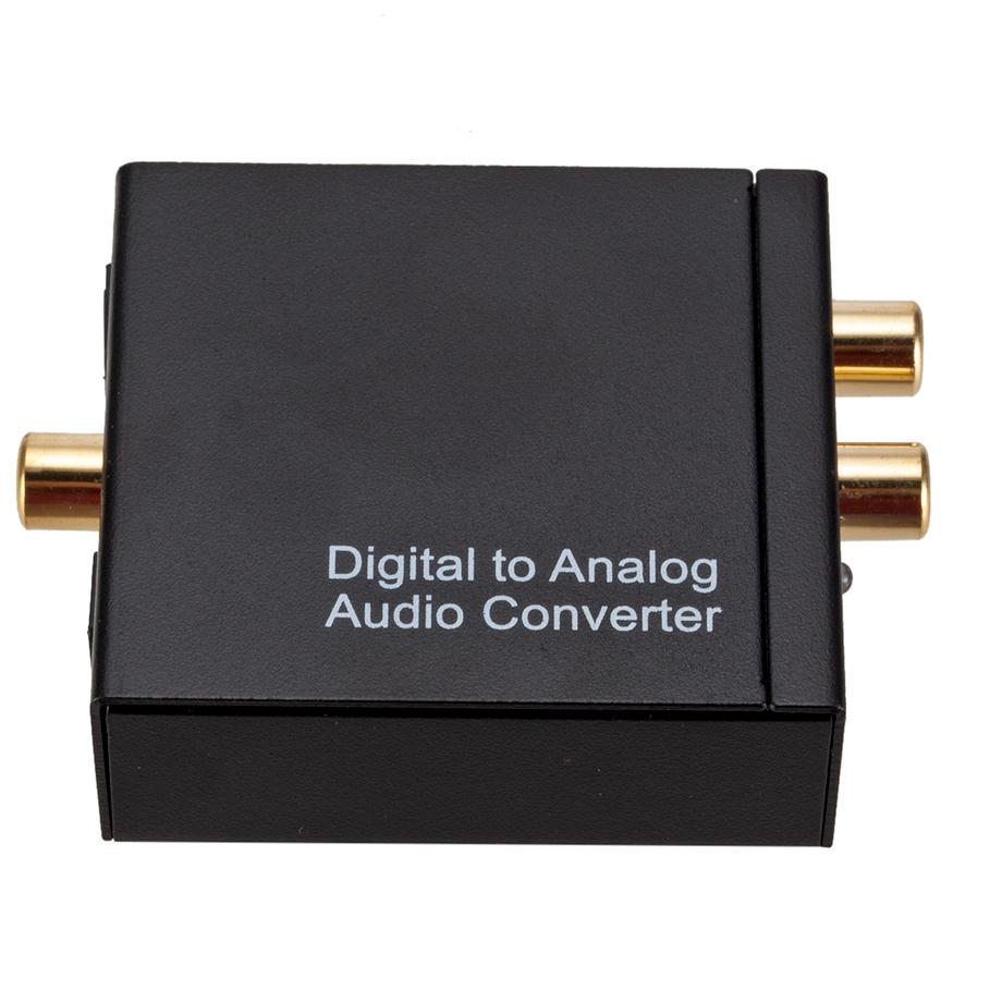 Grwibeou USB 3.5mm DAC Kỹ Thuật Số Sang Analog Âm Thanh Nổi Analog Bộ Chuyển Đổi Âm Thanh Đồng Trục Quang Toslink RCA R/L Quang Sang RCA