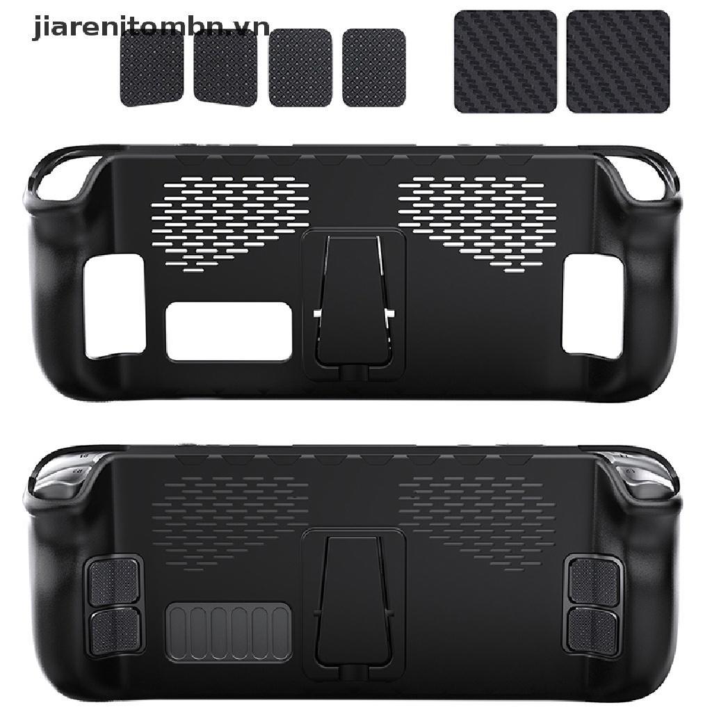 Bộ Ốp Tpu Mềm Chống Sốc Chống Rơi Kèm Giá Đỡ Cho Máy Chơi Game Hơi Nước jiarenitombn