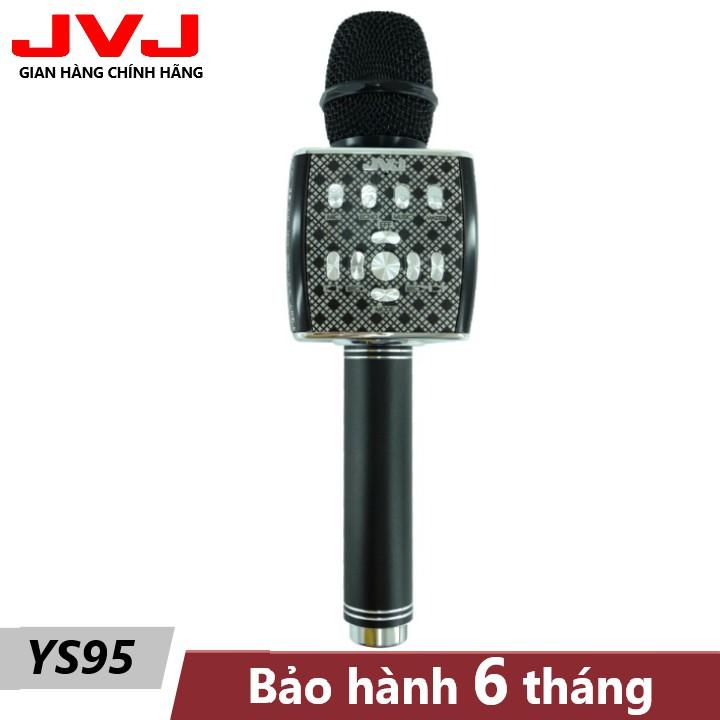 Micro karaoke YS92 JVJ bluetooth Không dây kèm loa 3 in 1-Kết nối với các thiết bị có kết nối bluetooth, Nâng giọng tốt - Hàng chính hãng