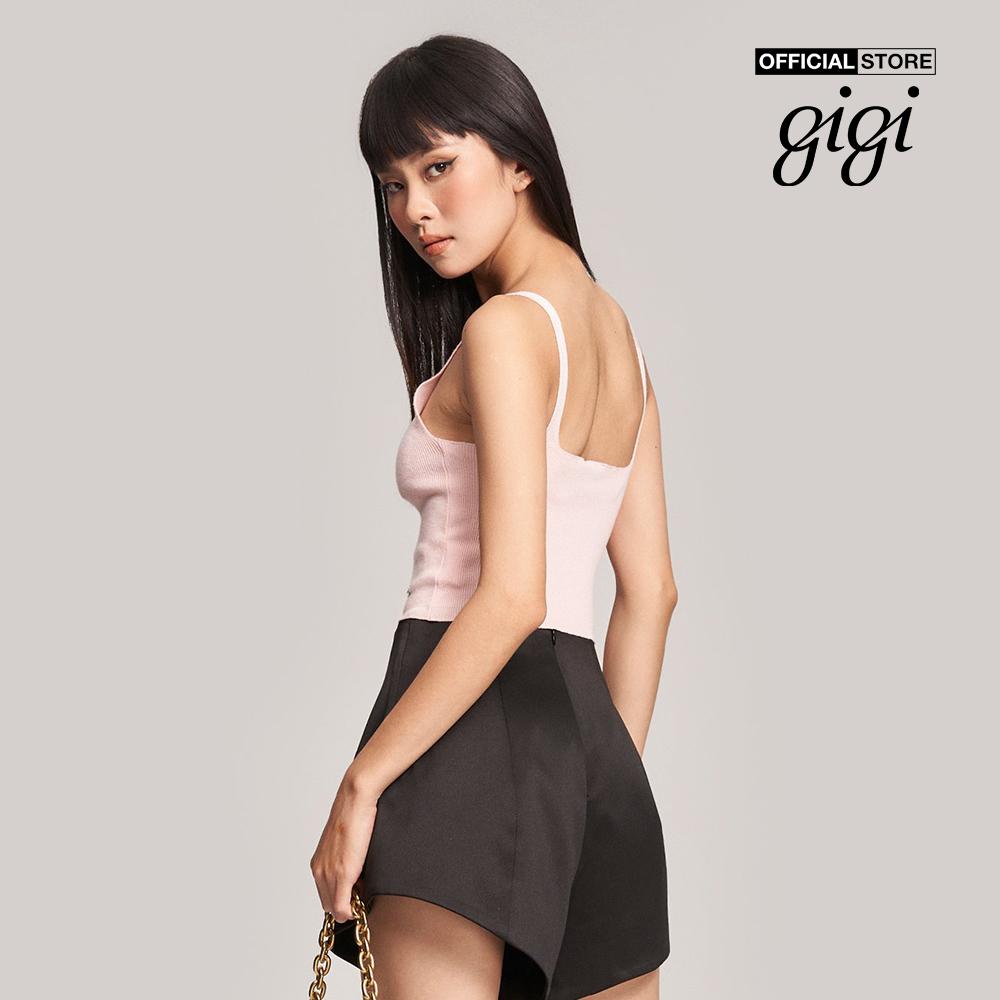 GIGI - Áo dệt kim nữ hai dây cổ chữ V phom ôm thời trang G1305K222710
