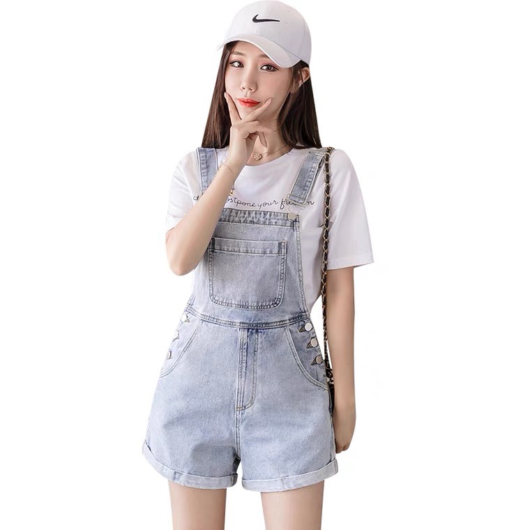 Quần yếm nữ Julido Store, mẫu yếm ngắn theo xu hướng mới nhất YN02 - M22 size L