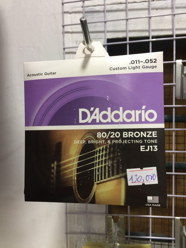 BỘ DÂY GUITAR ACOUSTIC D’ADDARIO EJ13