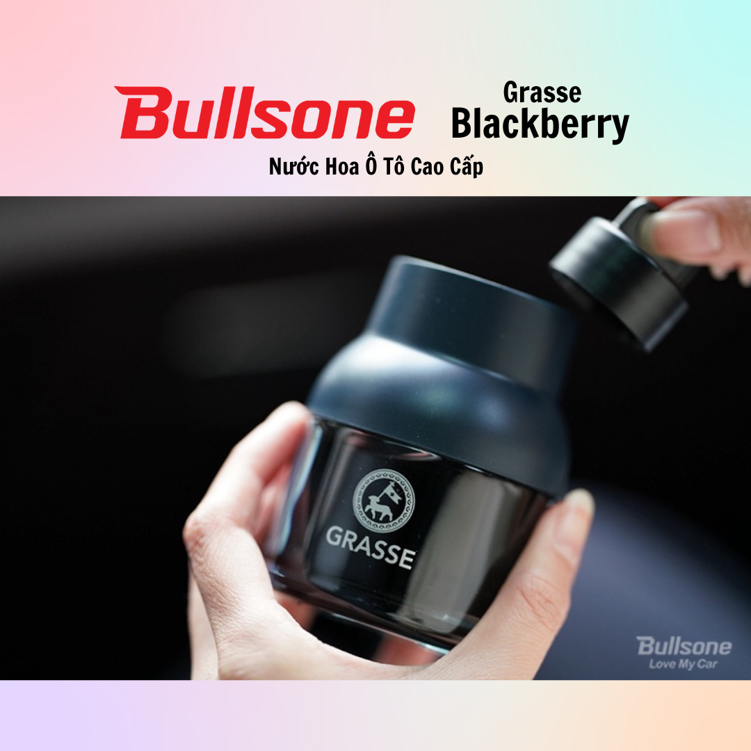 Nước Hoa Ô Tô Cao Cấp Bullsone Grasse Blue Blackberry/Aqua/Apple Mango/Sicilian Lime - Hàng Chính Hãng