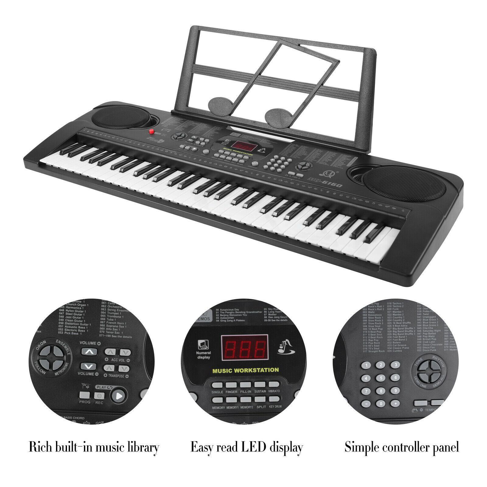 61 Key Electronic Piano Keyboard Organ Keyboard