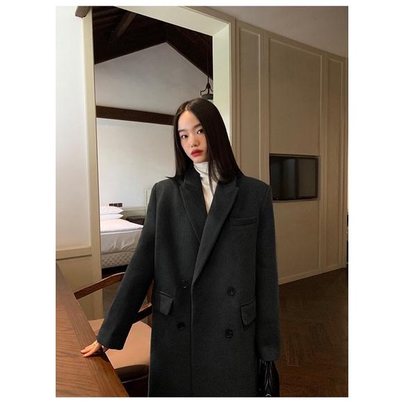 Áo khoác trendcoat dạ ép cao cấp