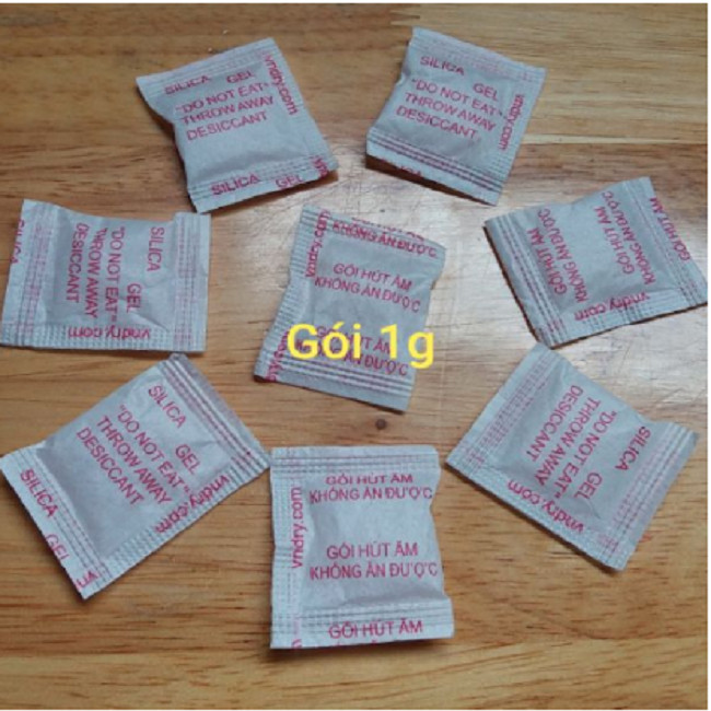 Gói hút ẩm Silica Gel 500g (480-500 gói nhỏ = 500g)