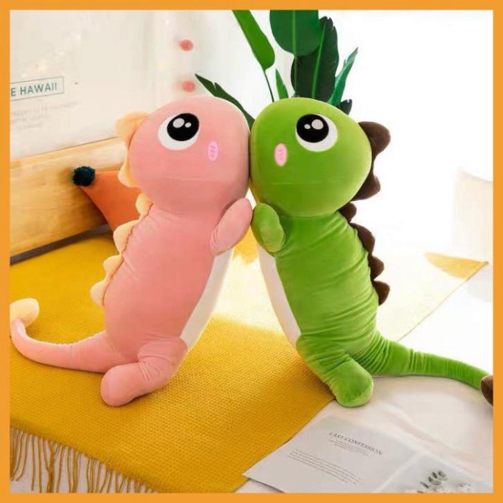Khủng Long Đuôi Tim - Gấu Bông Dễ Thương Size 55cm - 70cm, Gối Ôm Khủng Long Quà Tặng Đáng Yêu Cho Bé