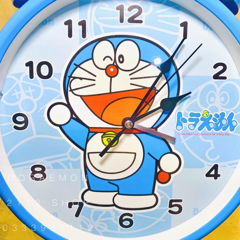 Đồng hồ báo thức để bàn DORAEMON size ĐẠI đường kính 22cm