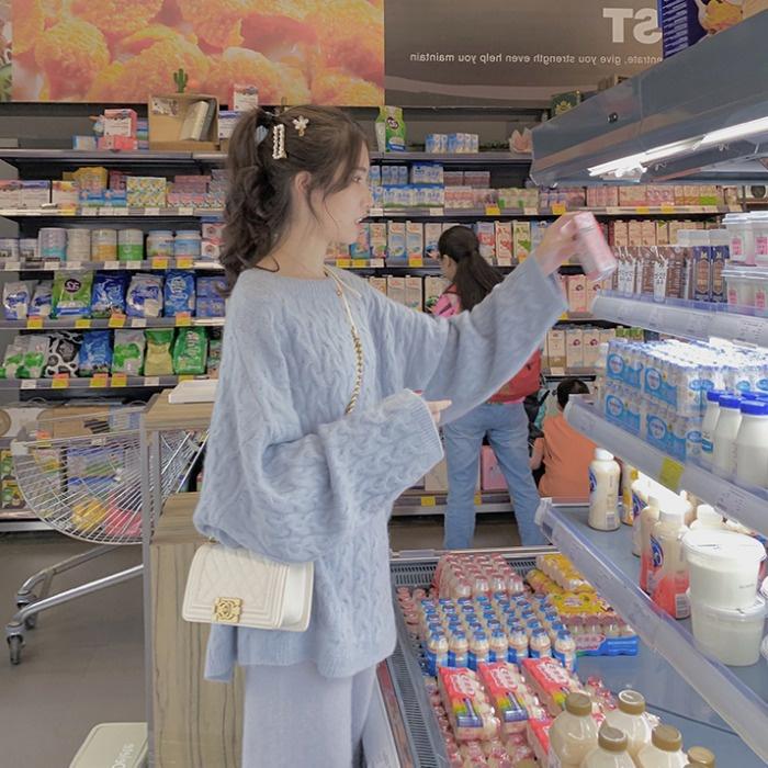 Hàng Sẵn_ Áo len sữa mềm mại ngọt ngào Hadu shop