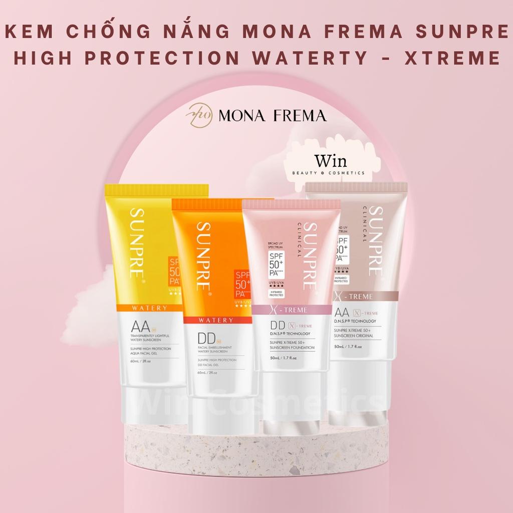 Kem chống nắng Mona Frema SUNPRE Supreme High Protection Aqua Facial Gel SPF50+/PA++++
