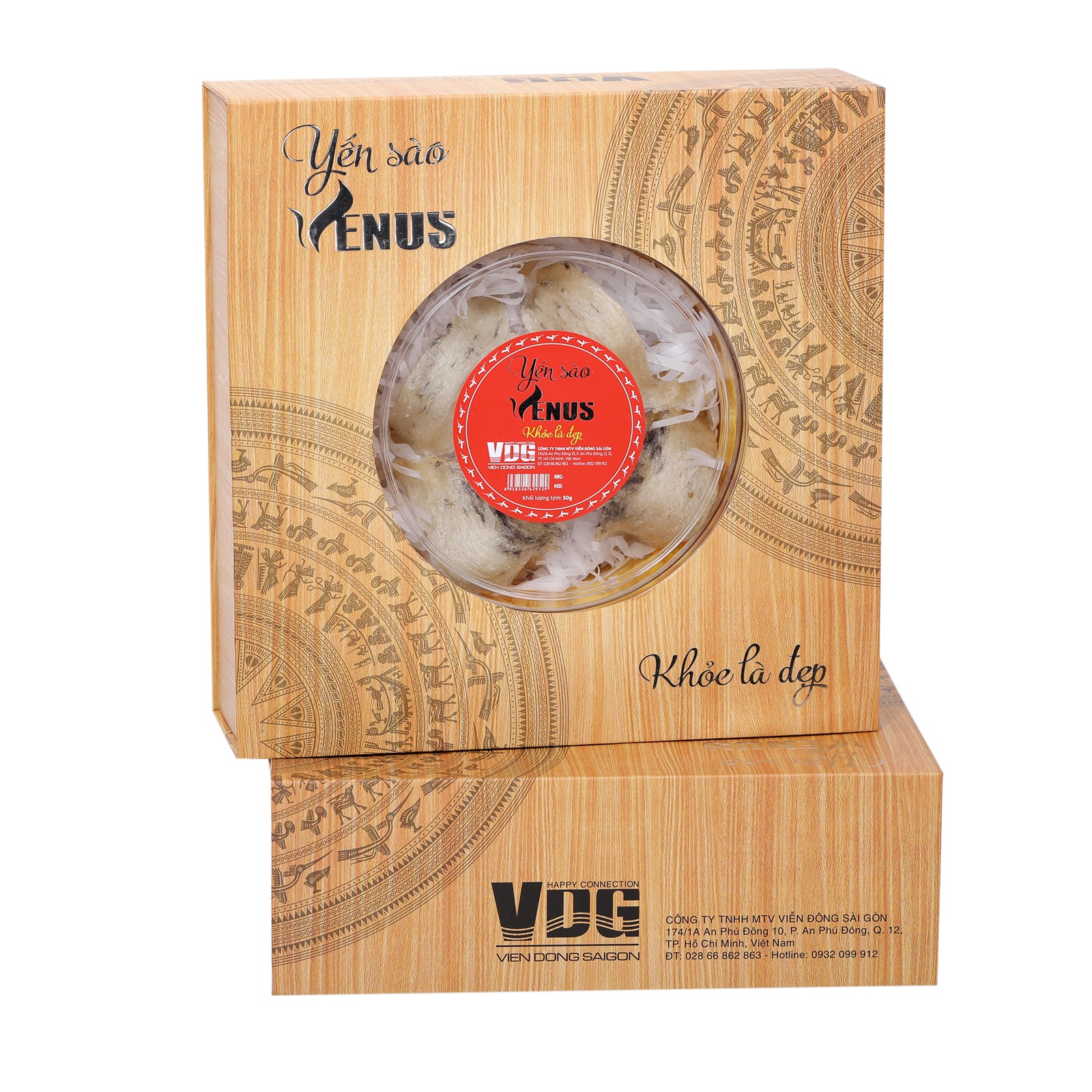 Yến sào thô nguyên tổ Venus, tổ yến nguyên chất còn lông 10gr, 50gr, 100gr - tặng nhíp chuyên dụng, tặng đông trùng hạ thảo, táo đỏ, đường phèn - Viễn Đông Sài Gòn