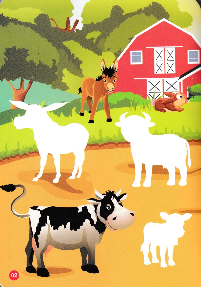 Sticker Dán Hình Thông Minh - Trong Trang Trại _VT