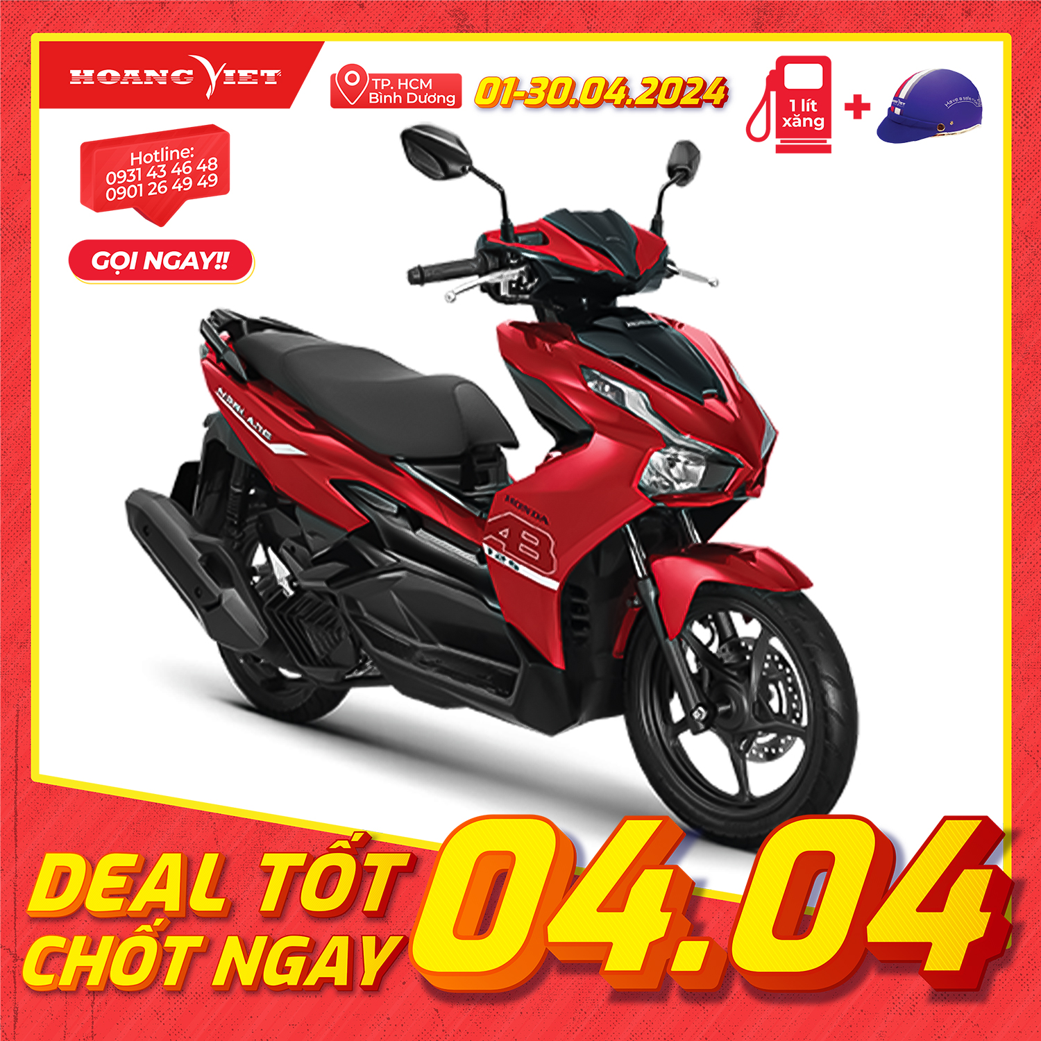 Xe máy Honda Air Blade 125cc 2023 - Phiên bản Tiêu Chuẩn