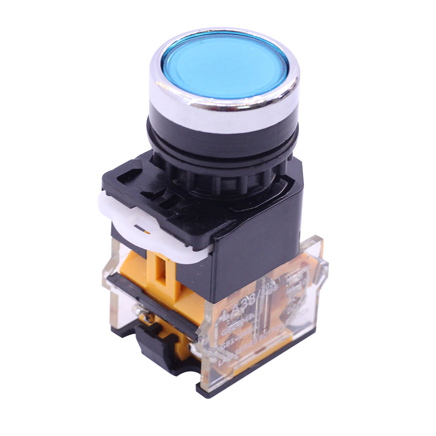 Nút Nhấn Đề Nhả Không Đèn LA38 - 440V 10A - Xanh Lá