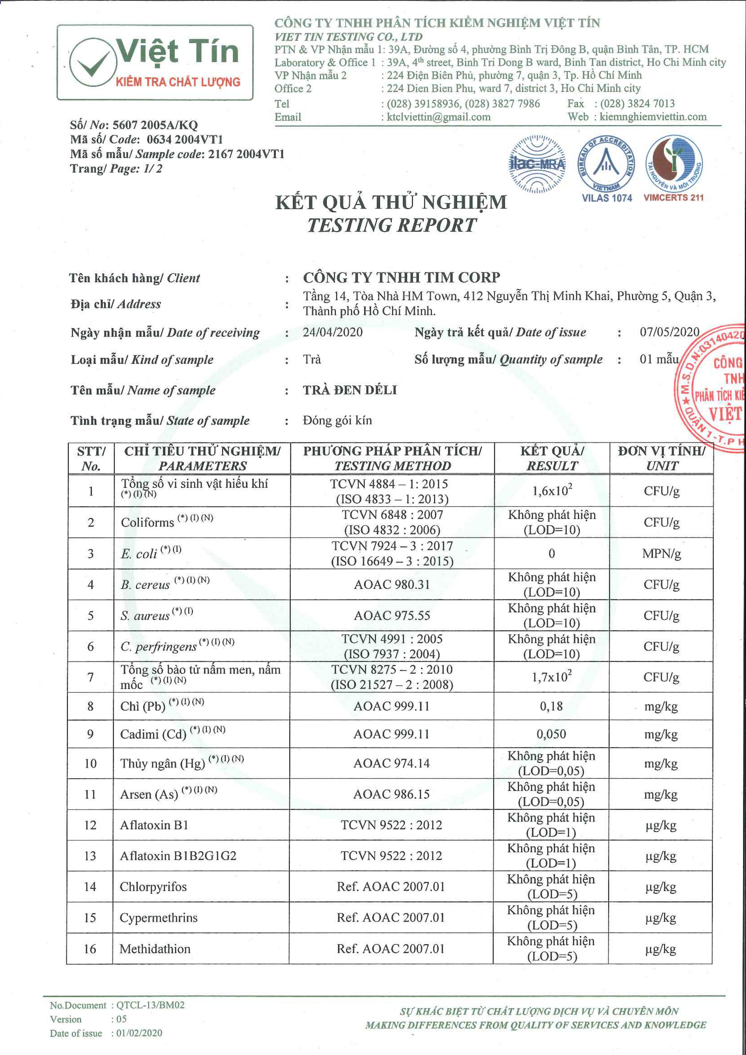 Hồng trà Déli túi zip 500gr, HSD: 24 tháng các quán thường dùng