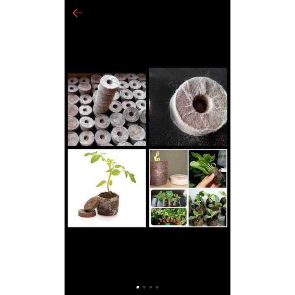 Sét 150 viên nén xơ dừa dùng để ươm hạt, ươm cây