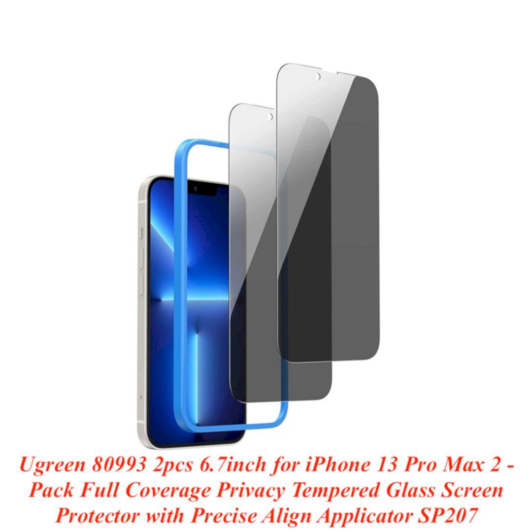 Ugreen UG80993SP207TK 2pcs 6.7inch Miếng dán cường lực dành cho iphone 13 Pro Max - 2 miếng - HÀNG CHÍNH HÃNG