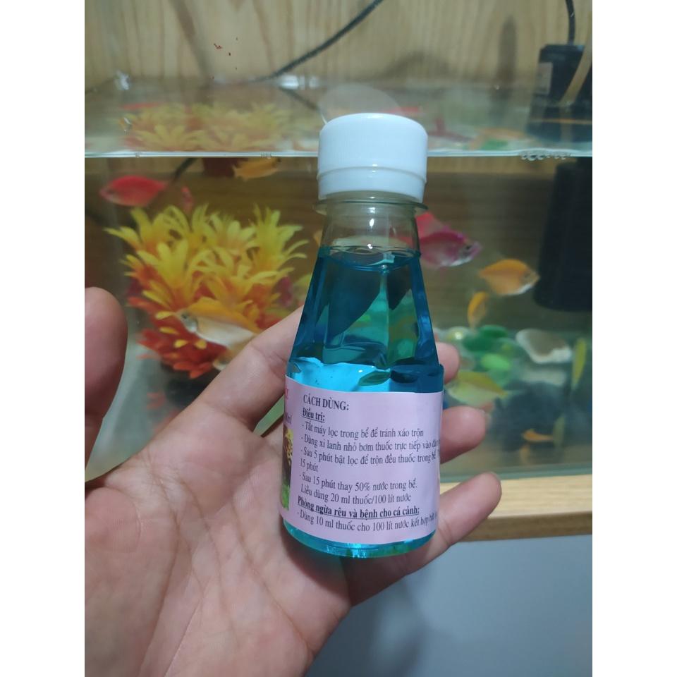 Diêt rêu Hoàng Lan 100ml giúp diệt rêu hại và nấm cây thủy sinh, vật chủ nhiễm rêu trong bể thủy sinh