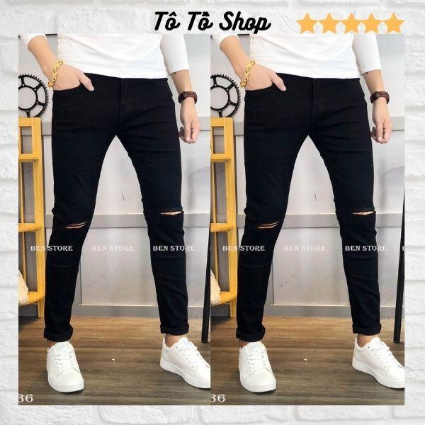 Quần Bò Nam Mẫu Mới Chất Liệu Denim Cao Cấp Thời Trang Chuẩn Hàng Shop Tô Tồ Shop - QJN75