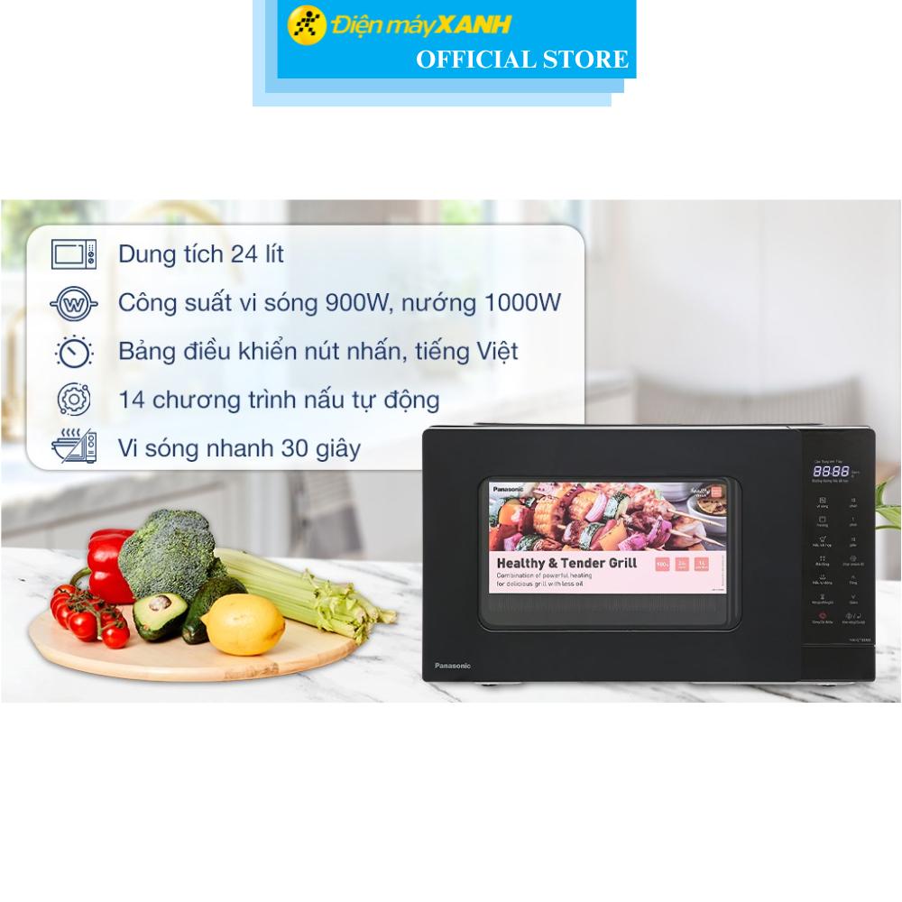 Lò vi sóng có nướng Panasonic NN-GT35NBYUE 24 lít - Hàng Chính Hãng