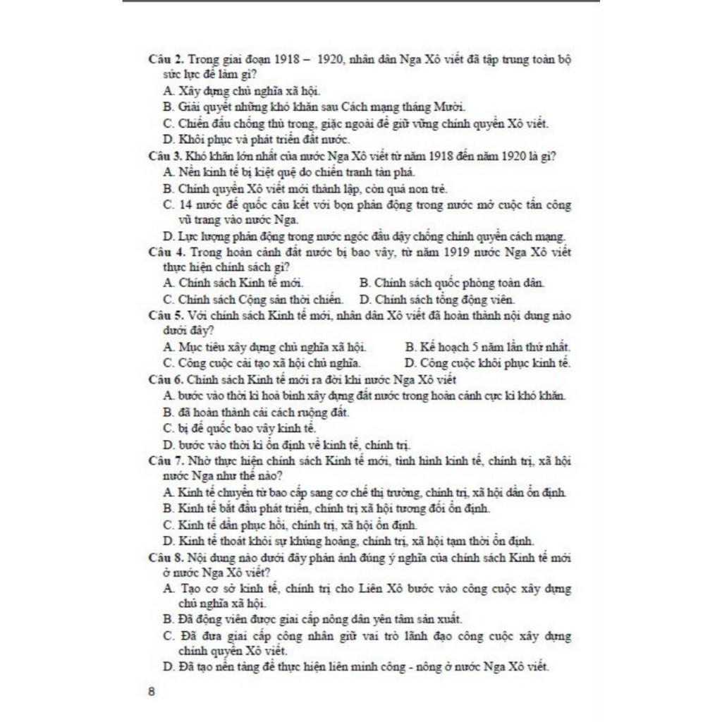 Sách - Trả Lời Câu Hỏi Lịch Sử Lớp 9 - Tự Luận Và Trắc Nghiệm - Dùng Chung Cho Các Bộ SGK Hiện Hành - Hồng Ân
