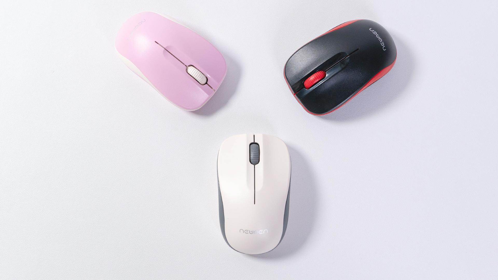 Chuột Máy Tính Không Dây - Newmen F116 - Màu Đen Đỏ