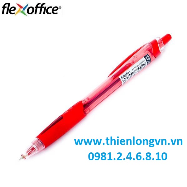 Bút Gel B Flexoffice FO-GEL-B012 màu đỏ