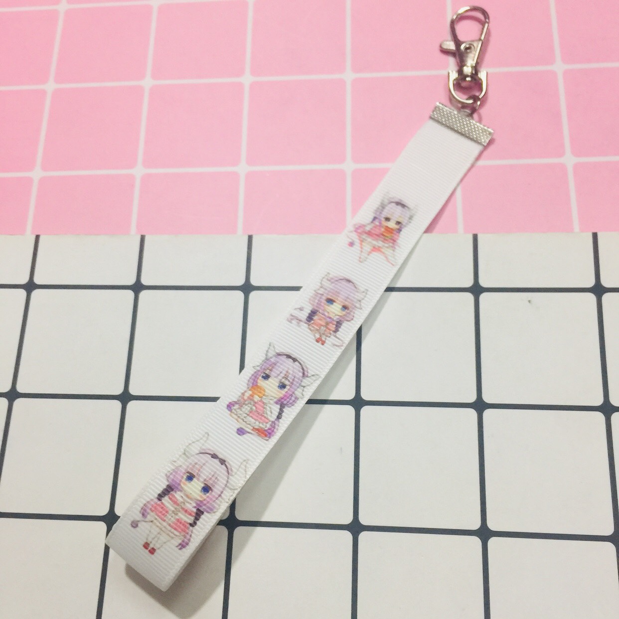 Móc khoá nametag strap Maid Dragon