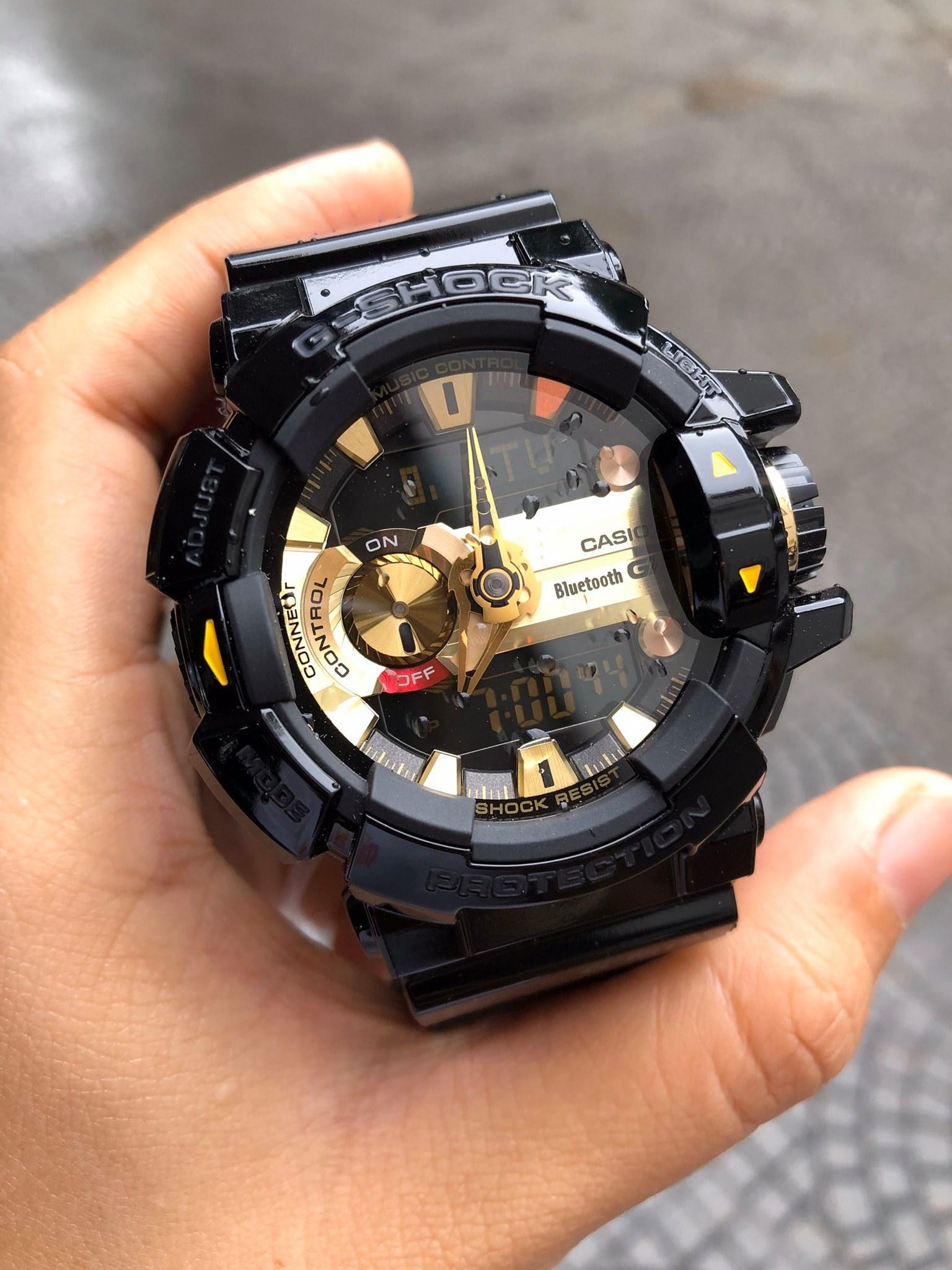 Đồng Hồ Nam Dây Nhựa Casio G-Shock GBA-400-1A9DR | Bluetooth | GBA-400-1A9